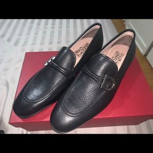 Salvatore Ferragamo America Gancini leather loafer